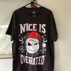 Disney Black and Red Jack Skellington Tee